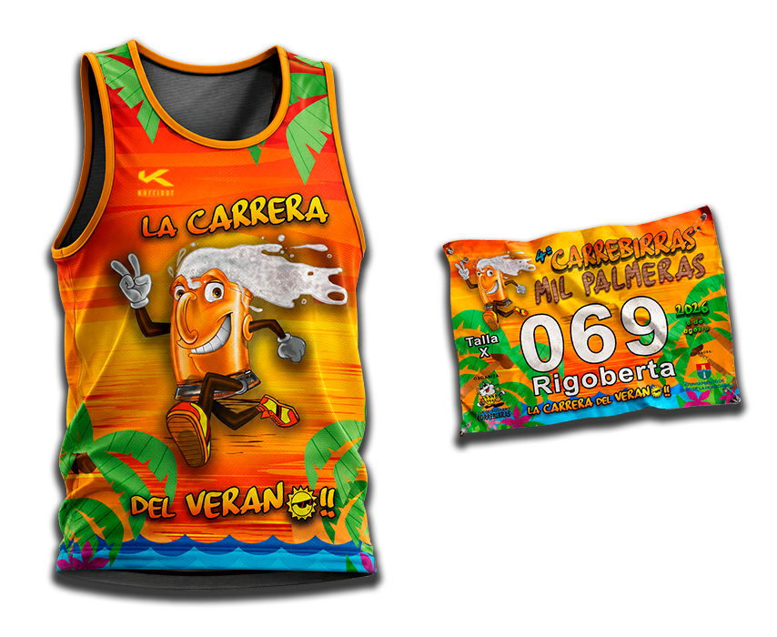 Camiseta oficial Carrebirras Mil Palmeras 2026